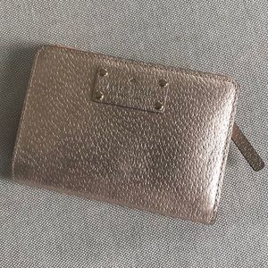 KATE SPADE rose gold wallet
